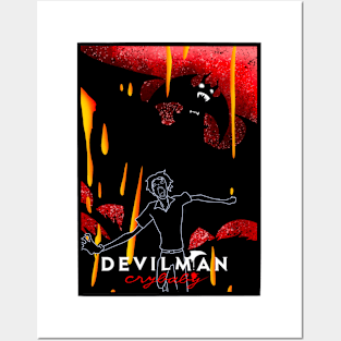 Akira X Devilman Posters and Art